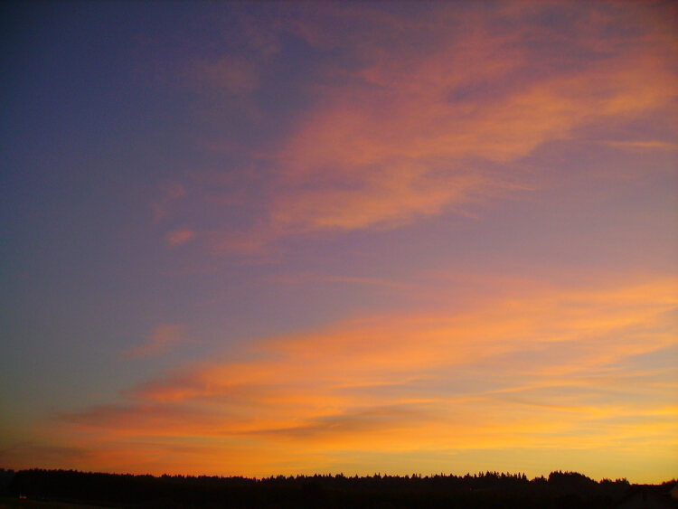 orange sunset